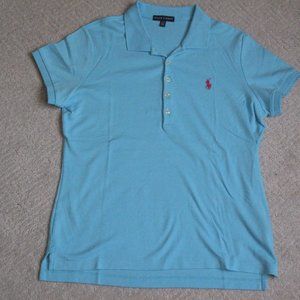 RALPH LAUREN WOMEN'S CLASSIC POLO LOGO SHIRT